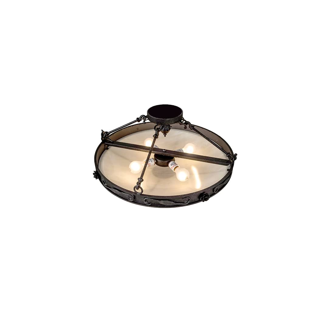 Arabesque 4 Light 26" Wide Semi-Flush Bowl Ceiling Fixture
