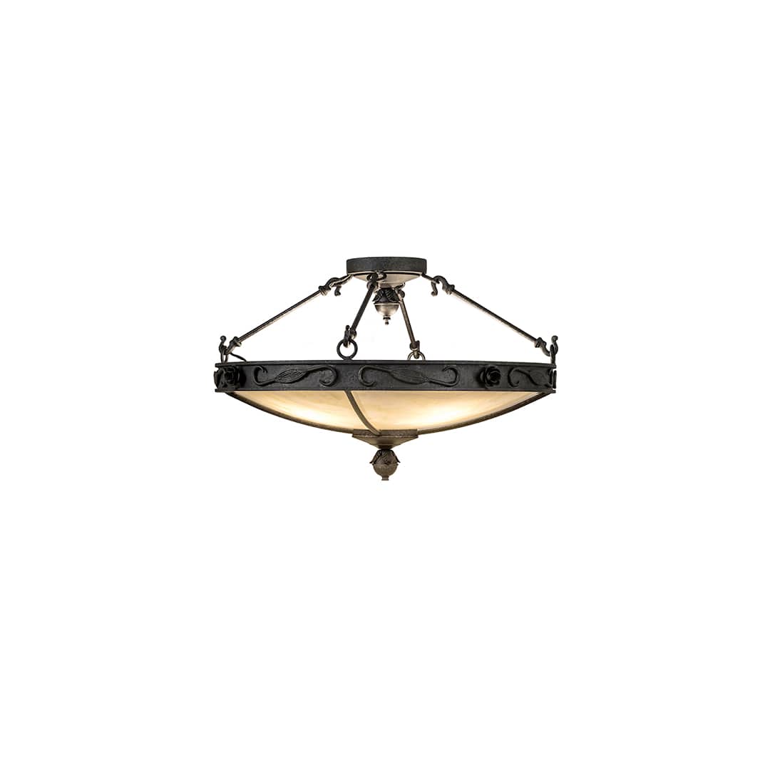 Arabesque 4 Light 26" Wide Semi-Flush Bowl Ceiling Fixture