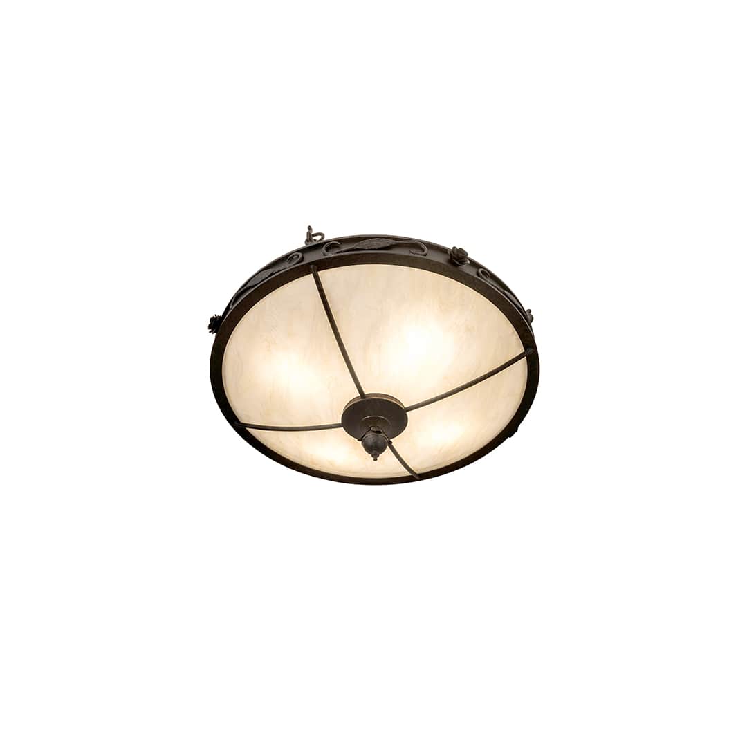 Arabesque 4 Light 26" Wide Semi-Flush Bowl Ceiling Fixture