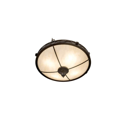 Arabesque 4 Light 26" Wide Semi-Flush Bowl Ceiling Fixture