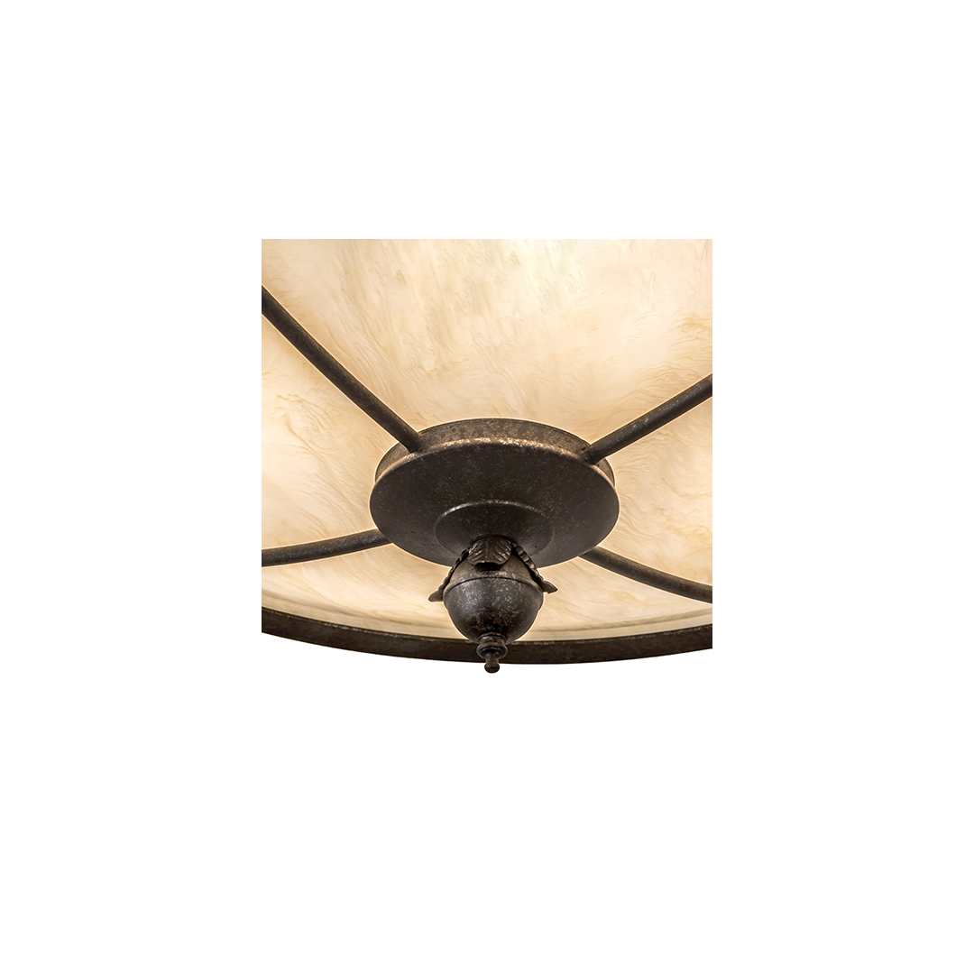 Arabesque 4 Light 26" Wide Semi-Flush Bowl Ceiling Fixture