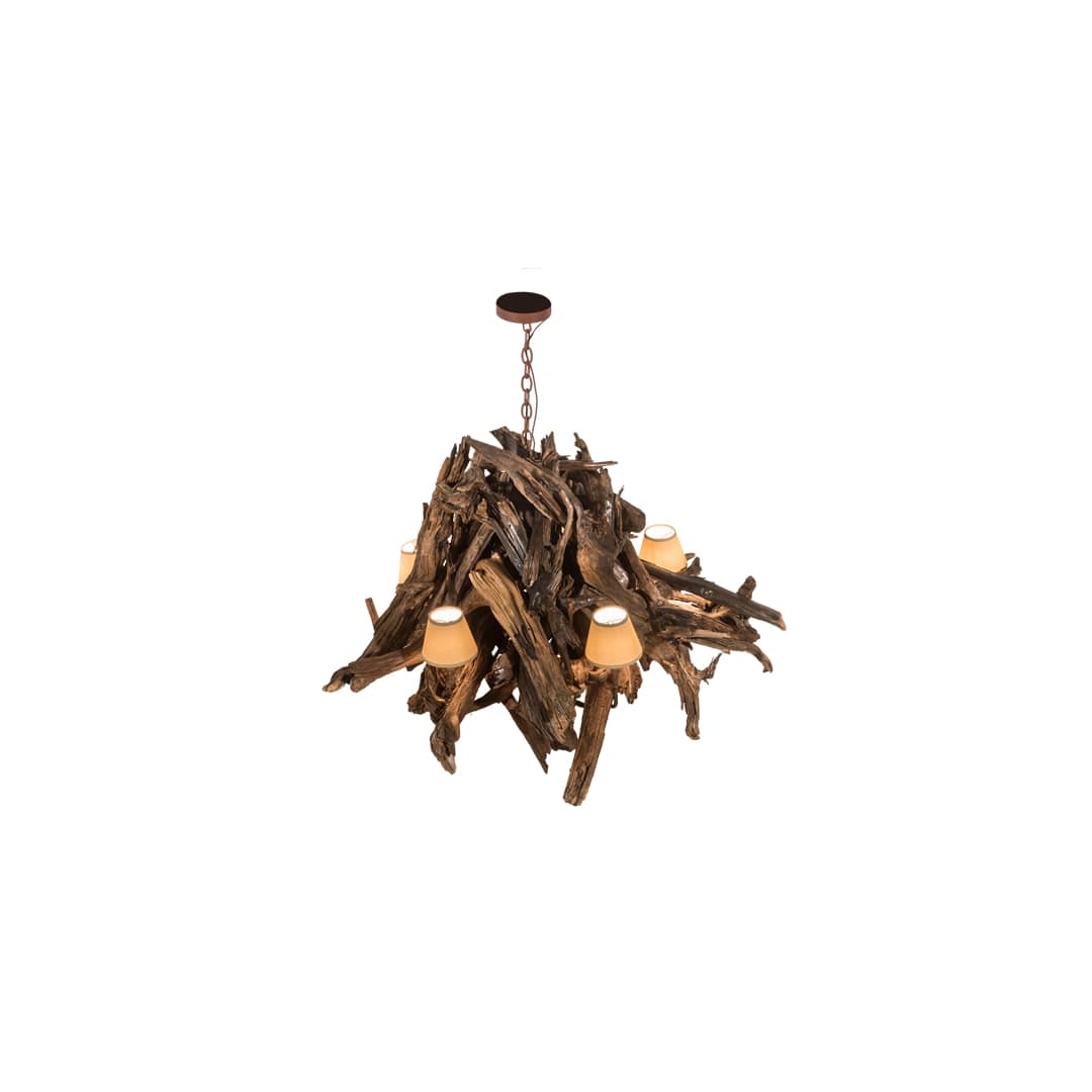 Driftwood 5 Light 40" Wide Chandelier