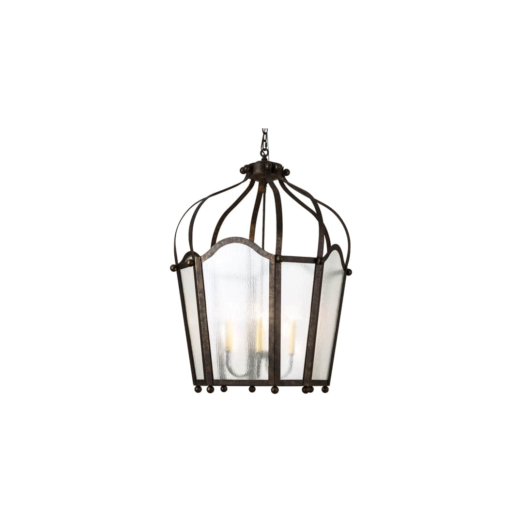 6 Light 33" Wide Taper Candle Pendant