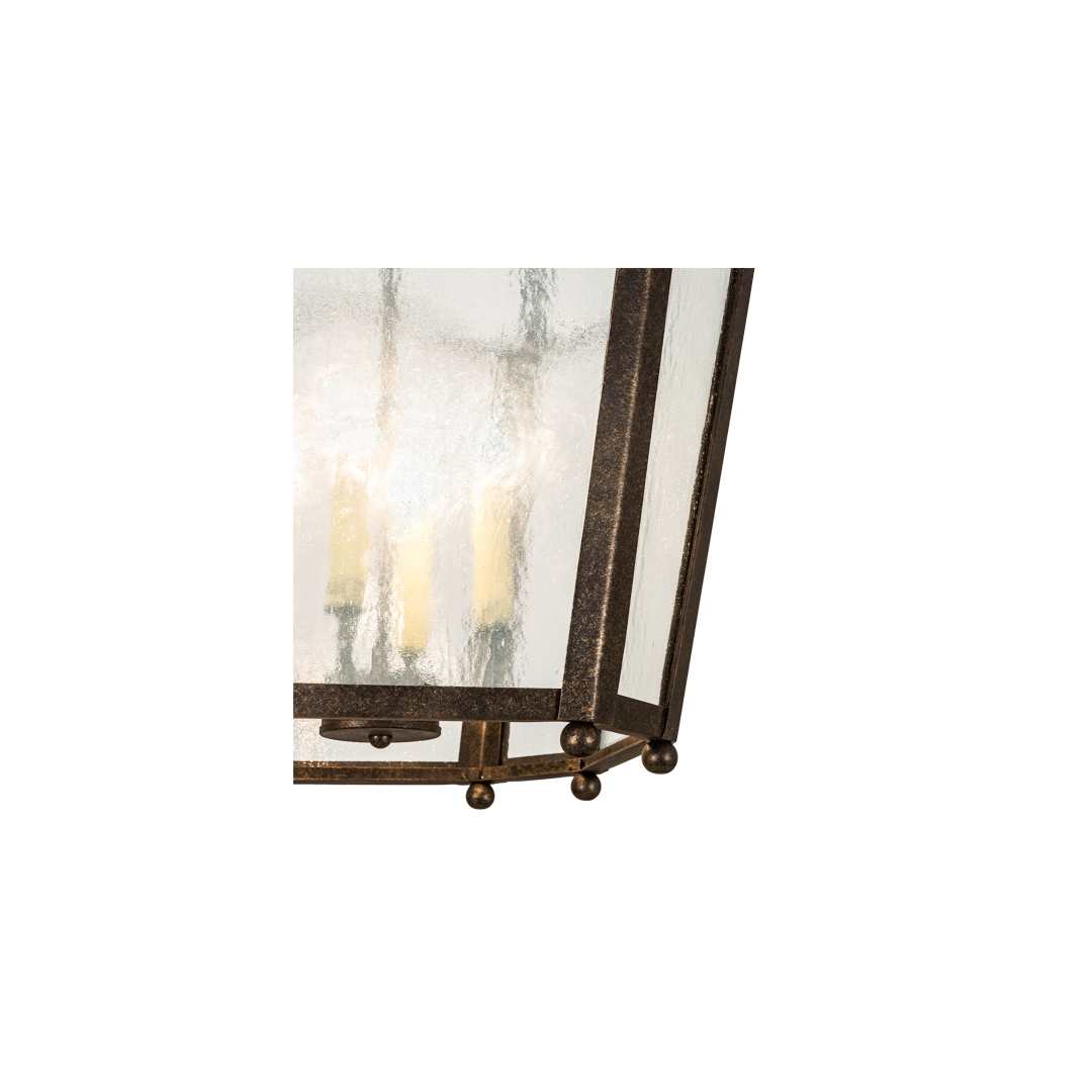 4 Light 22" Wide Taper Candle Pendant