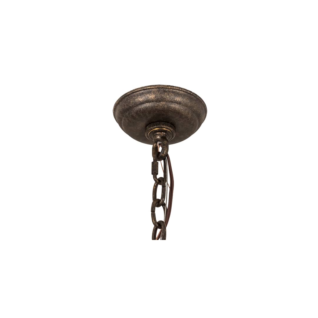 4 Light 22" Wide Taper Candle Pendant