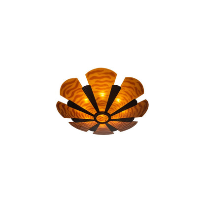 Metro Fusion 6 Light 60" Wide Semi-Flush Bowl Ceiling Fixture