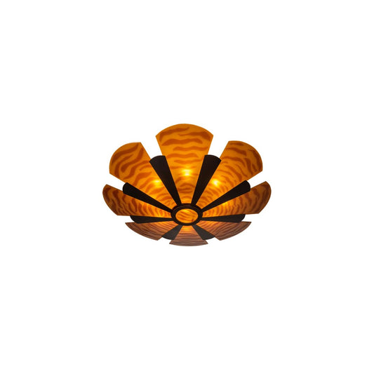 Metro Fusion 6 Light 60" Wide Semi-Flush Bowl Ceiling Fixture