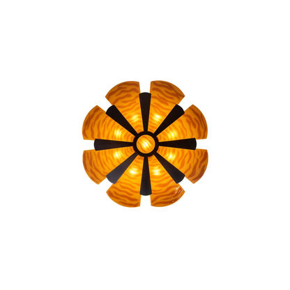 Metro Fusion 6 Light 60" Wide Semi-Flush Bowl Ceiling Fixture