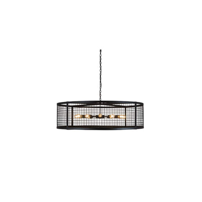 12 Light 60" Wide Cage Pendant