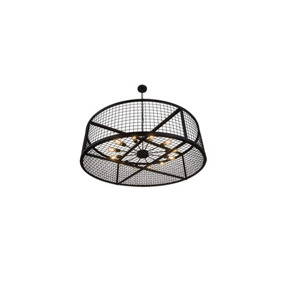 12 Light 60" Wide Cage Pendant