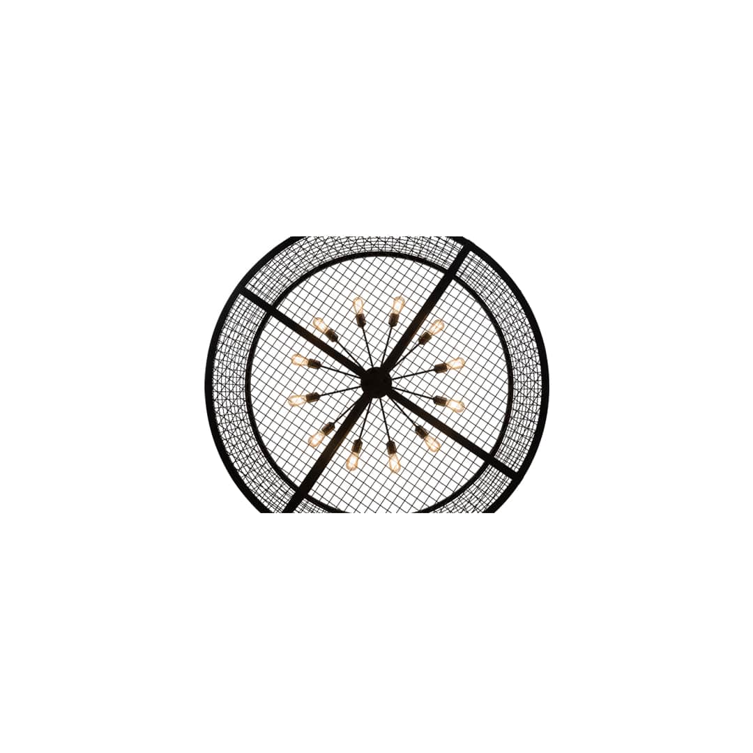 12 Light 60" Wide Cage Pendant