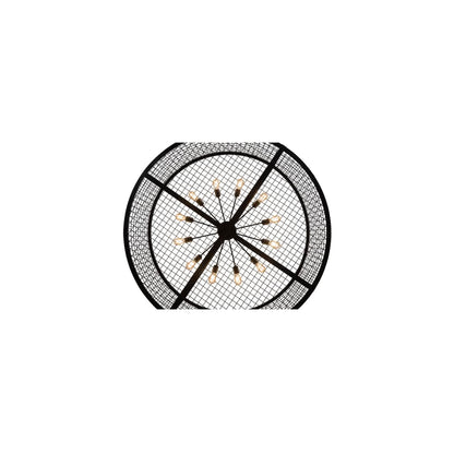 12 Light 60" Wide Cage Pendant