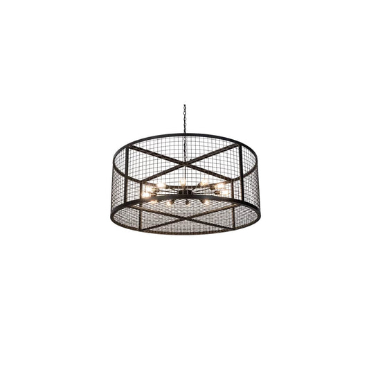 12 Light 60" Wide Cage Pendant