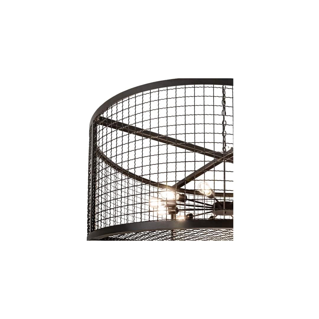 12 Light 60" Wide Cage Pendant