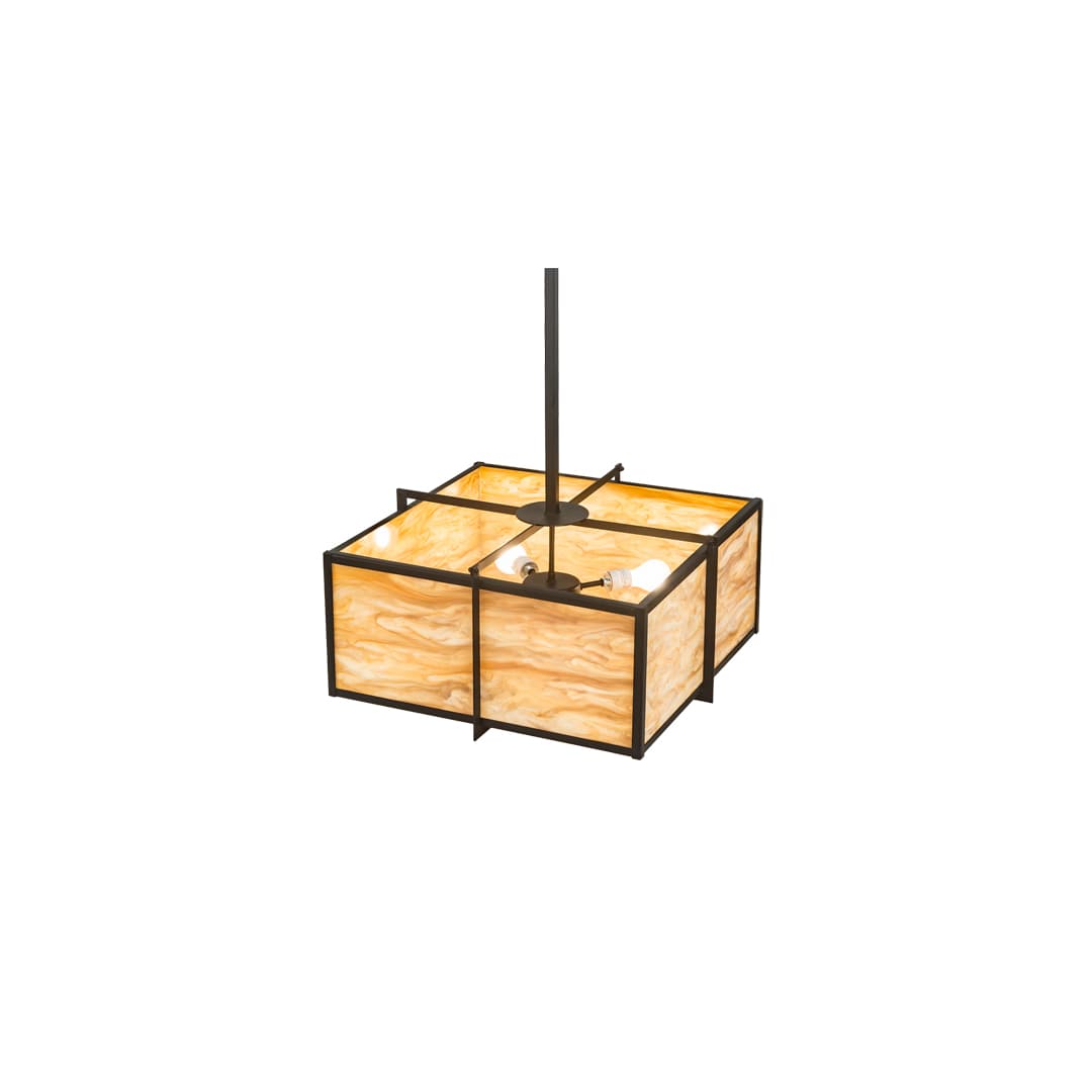 4 Light 34" Wide Pendant