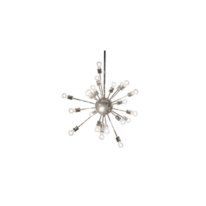 24 Light 36" Wide Abstract Pendant