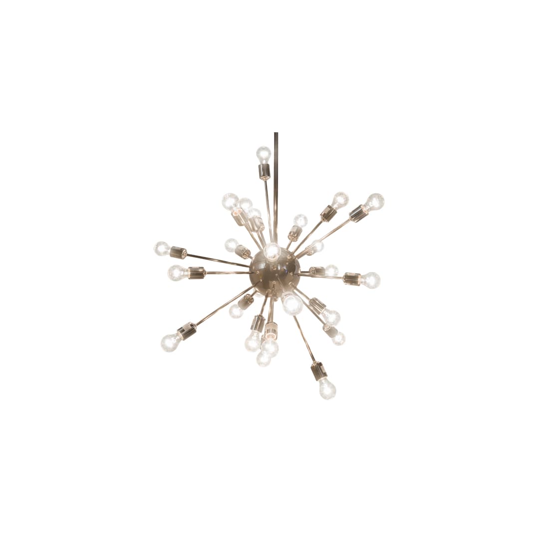 24 Light 36" Wide Abstract Pendant