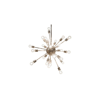 24 Light 36" Wide Abstract Pendant