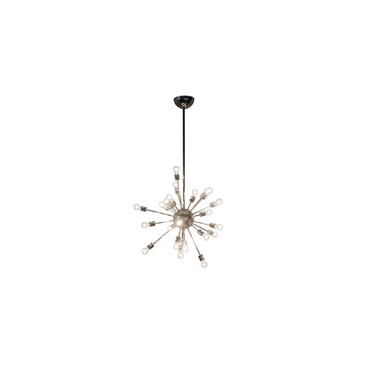 24 Light 36" Wide Abstract Pendant