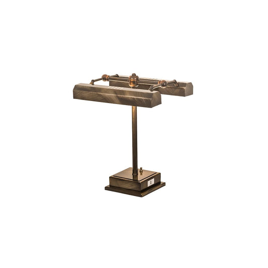 Utica Library Bankers 2 Light 16" Tall Buffet Table Lamp