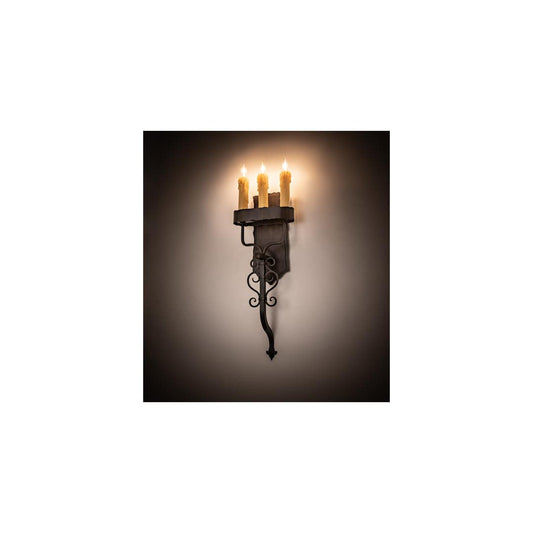 Ahriman 3 Light 29" Tall Wall Sconce