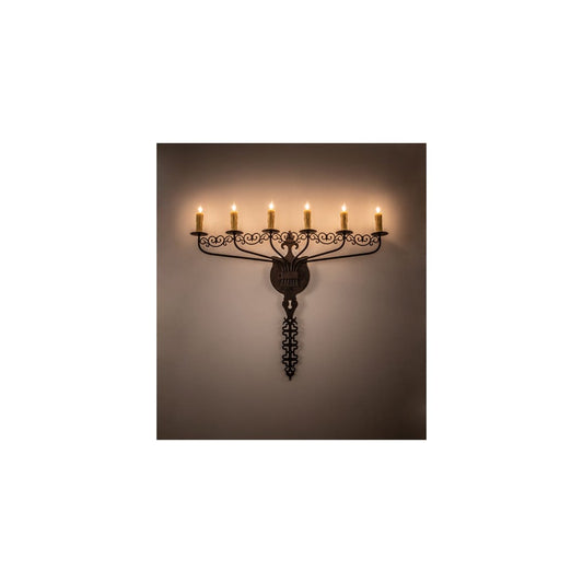 Almonte 6 Light 30" Tall Wall Sconce