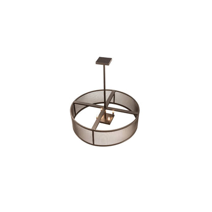 4 Light 36" Wide Cage Pendant