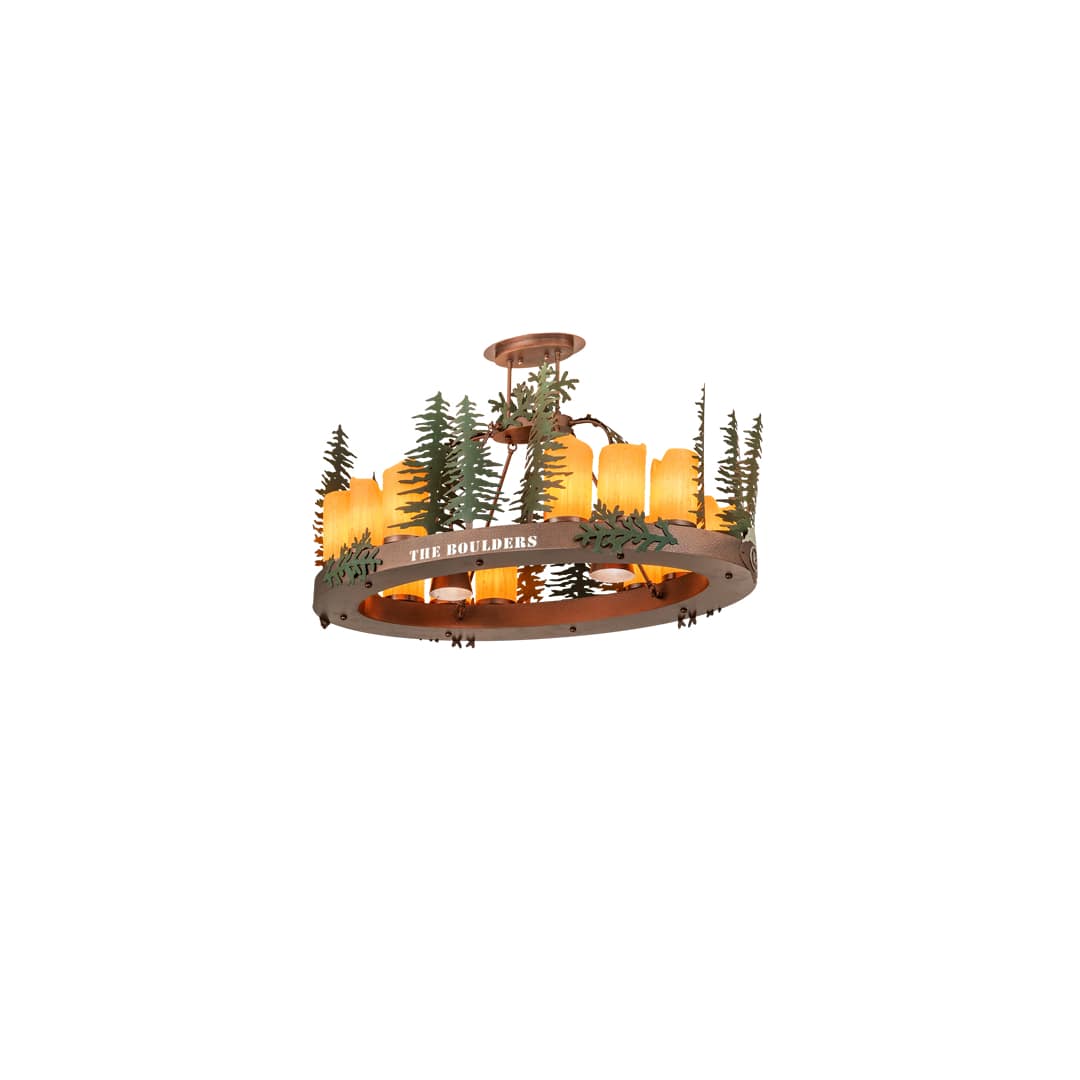 12 Light 26" Wide Pendant