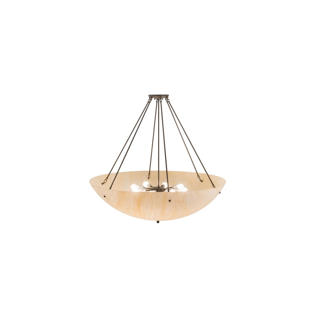 Madison 8 Light 48" Wide Semi-Flush Bowl Ceiling Fixture - Timeless Bronze Finish