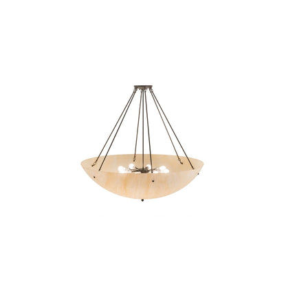 Madison 8 Light 48" Wide Semi-Flush Bowl Ceiling Fixture - Timeless Bronze Finish