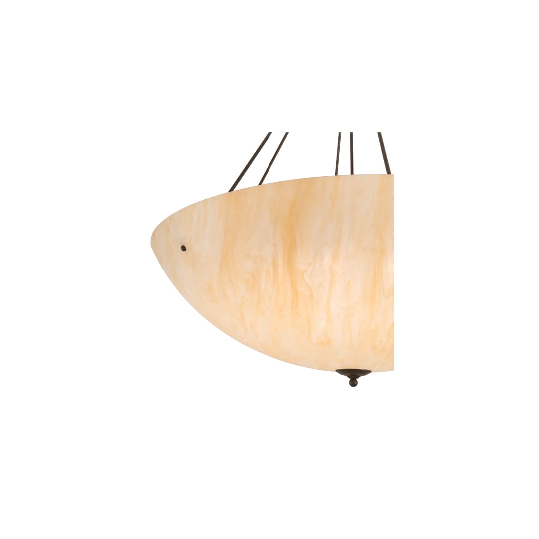 Madison 8 Light 48" Wide Semi-Flush Bowl Ceiling Fixture - Timeless Bronze Finish