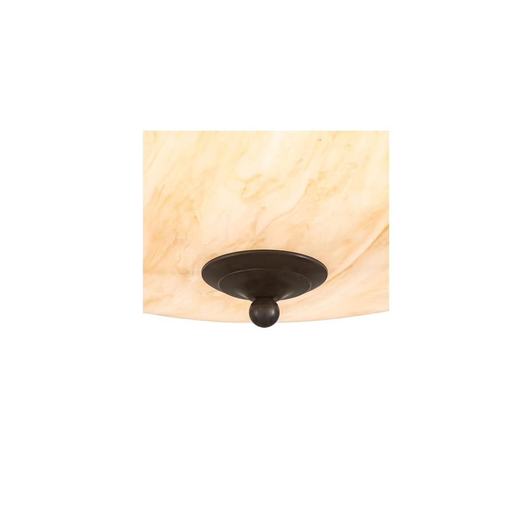 Madison 8 Light 48" Wide Semi-Flush Bowl Ceiling Fixture - Timeless Bronze Finish
