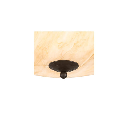 Madison 8 Light 48" Wide Semi-Flush Bowl Ceiling Fixture - Timeless Bronze Finish