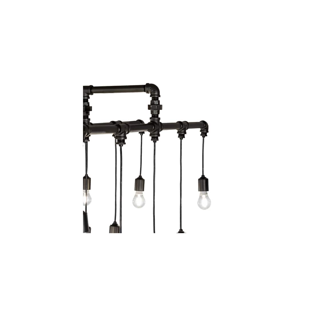 20 Light 51" Wide Abstract Linear Pendant