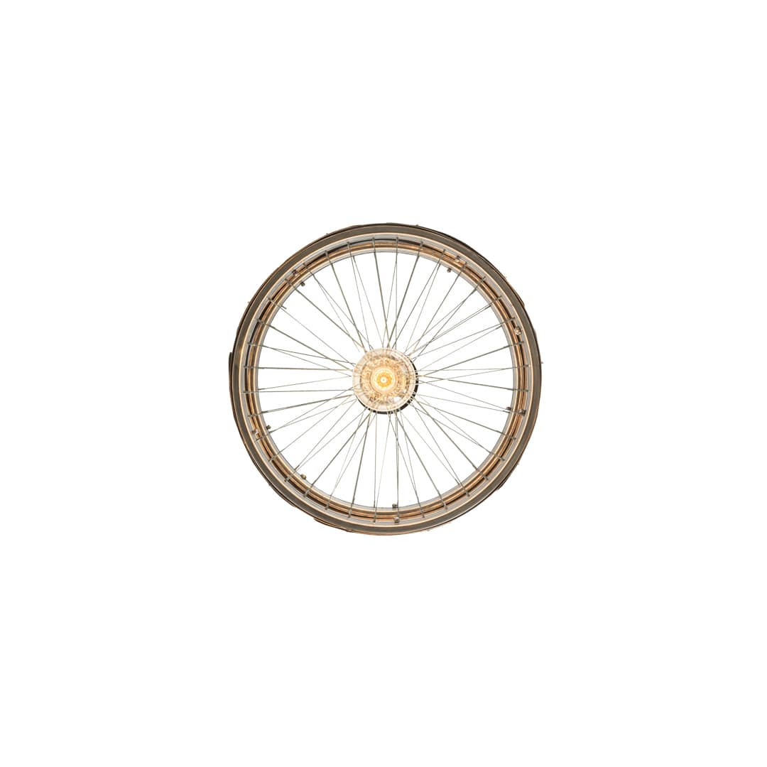 22" Wide Abstract Pendant