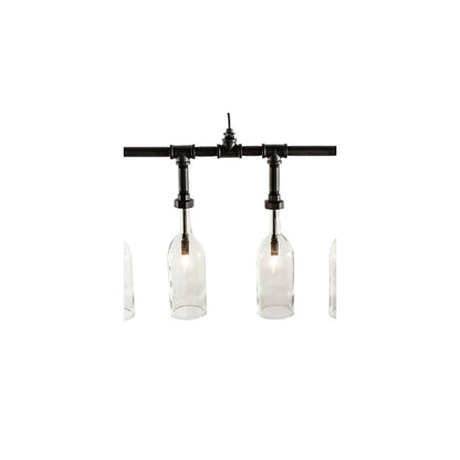 10 Light 75" Wide Suspension Linear Pendant