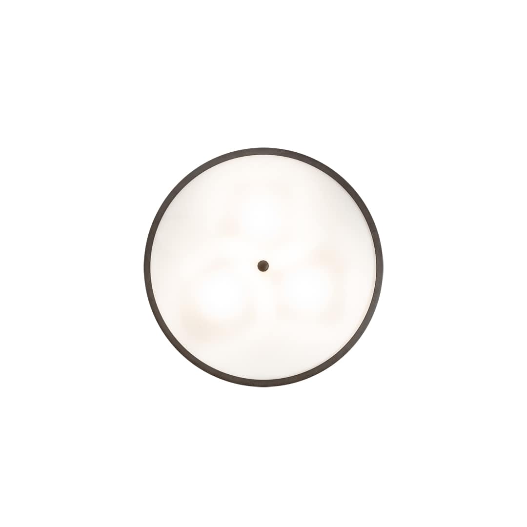 Nolan 3 Light 30" Wide Flush Mount Drum Ceiling Fixture