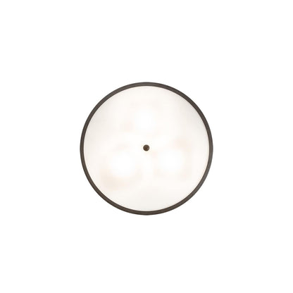 Nolan 3 Light 30" Wide Flush Mount Drum Ceiling Fixture