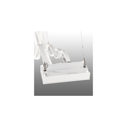 4 Light 84" Wide Abstract Linear Pendant