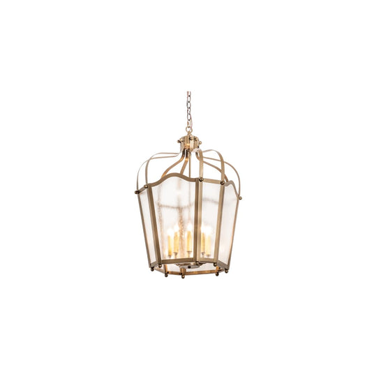 8 Light 22" Wide Taper Candle Pendant