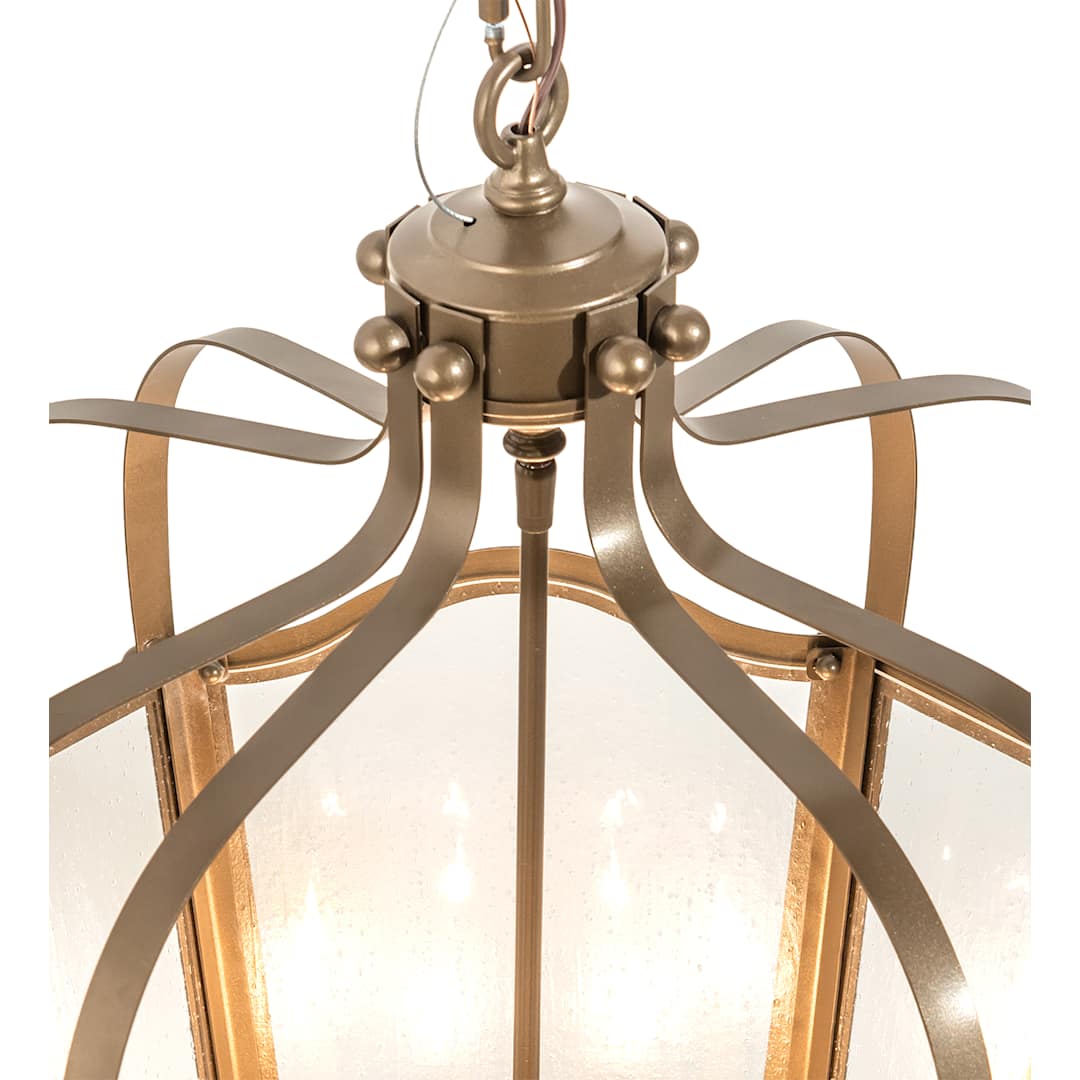 8 Light 22" Wide Taper Candle Pendant