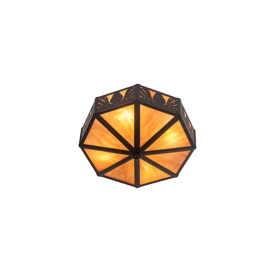 Pinecone 4 Light 16" Wide Flush Mount Ceiling Fixture