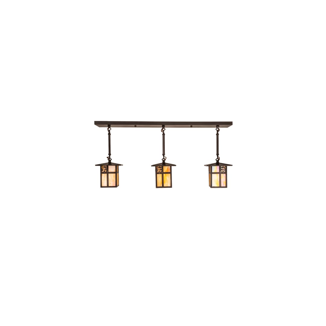 3 Light 36" Wide Linear Pendant