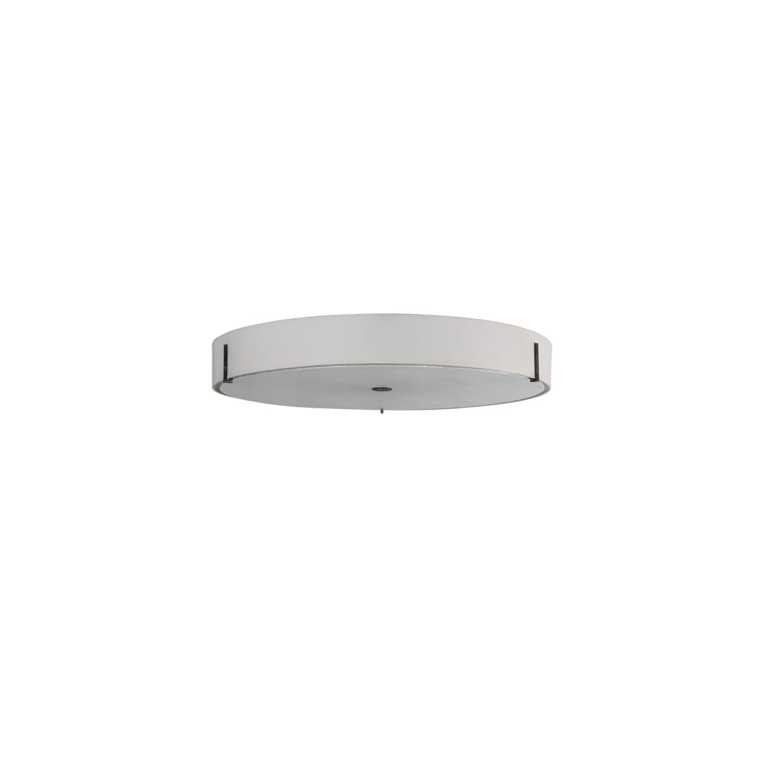 Cilindro 6 Light 30" Wide Semi-Flush Drum Ceiling Fixture - Smoke Finish