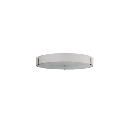 Cilindro 6 Light 30" Wide Semi-Flush Drum Ceiling Fixture - Smoke Finish