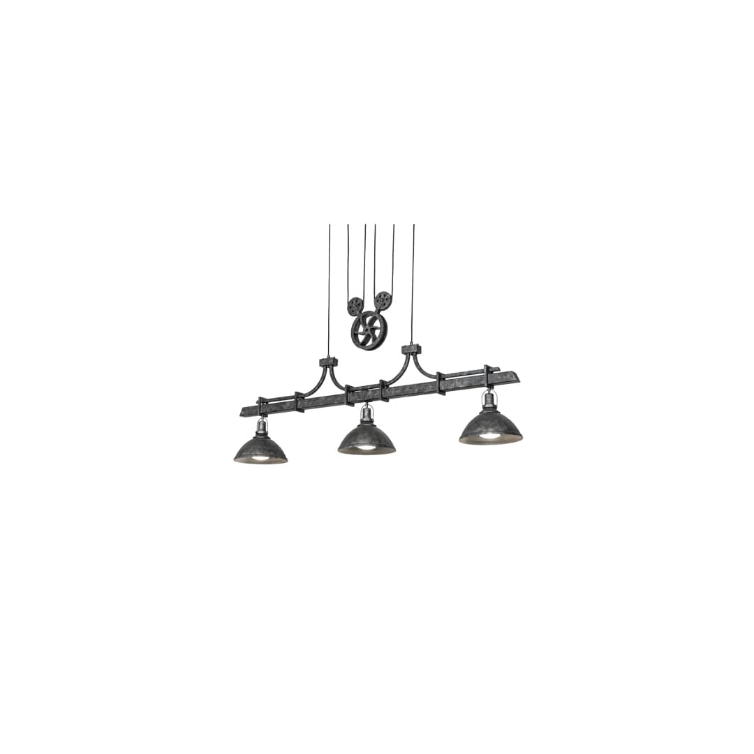 3 Light 67" Wide Linear Pendant