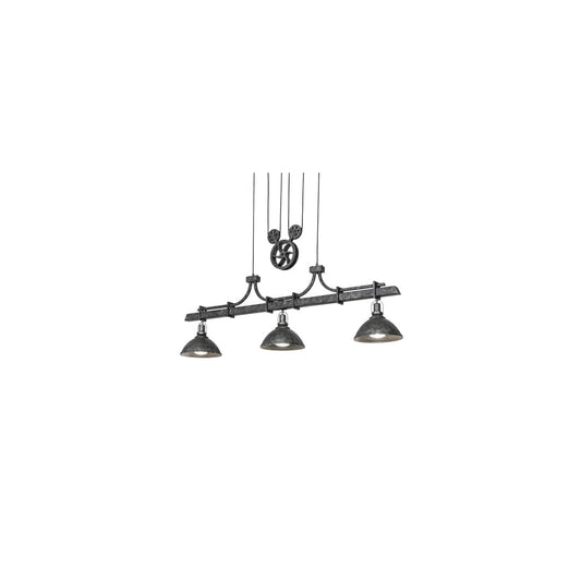 3 Light 67" Wide Linear Pendant