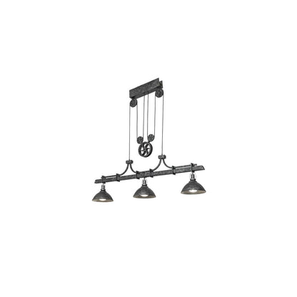 3 Light 67" Wide Linear Pendant