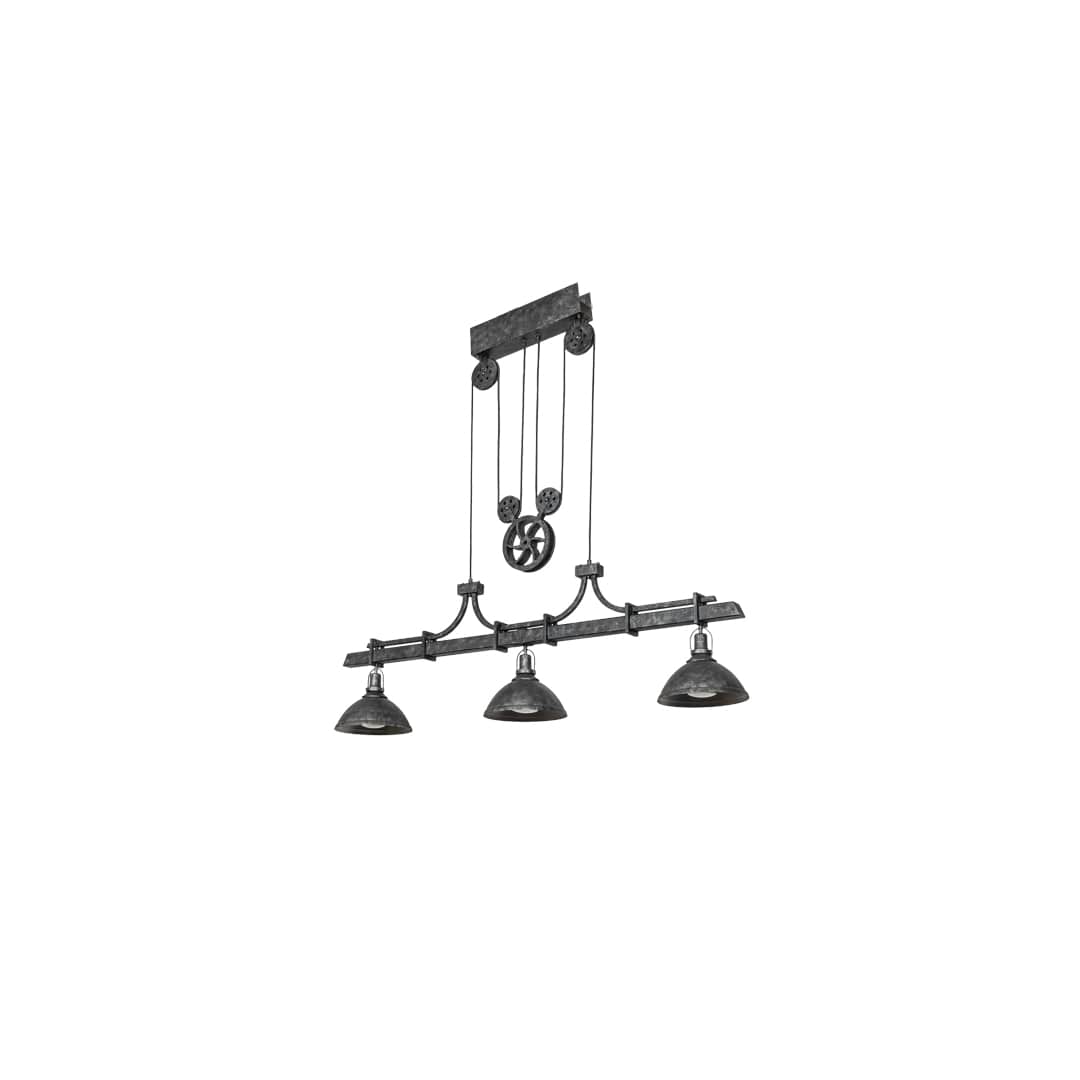 3 Light 67" Wide Linear Pendant