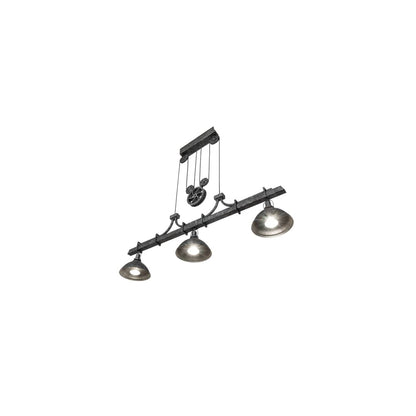 3 Light 67" Wide Linear Pendant